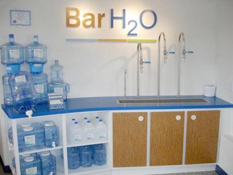 Bar H2O is using a 25-step proprietary process from Aquathin Corp. USA, that involves re-mineralizing, the pharmaceutical-grade, pure water.