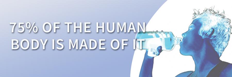 75% of the human body is made of it